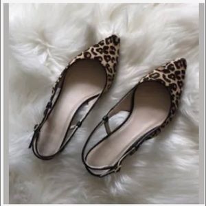 Cole Haan sling back kitten heels